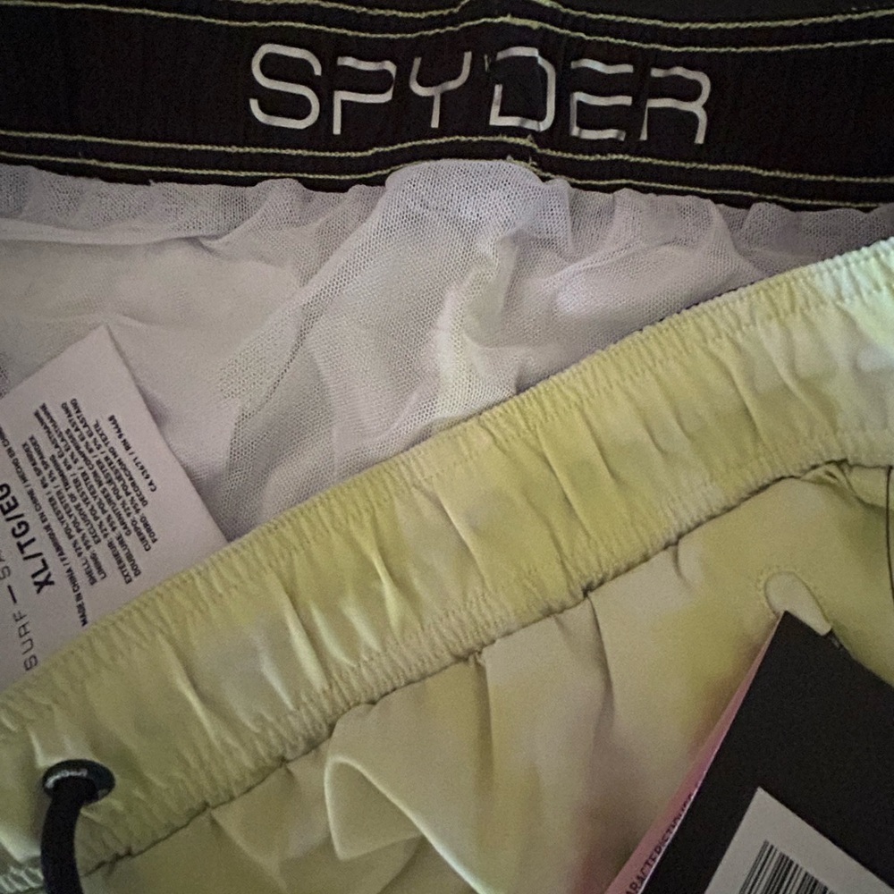 Spyder Tie Dye Swim Trunks Swimwear Quick Dry UV Protection Breathable New Sz XL - Picture 8 of 12